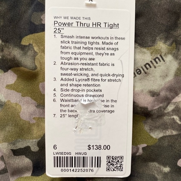 beautiful lululemon camo leggings camouflage - Picture 5 of 10